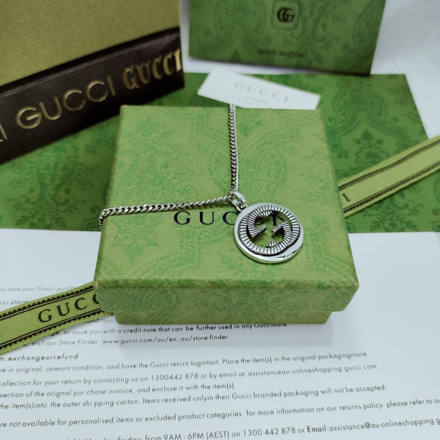 Gucci Jewelry Gucci double G middle pattern pendant comes from the brand's image. The pattern adds — 1:1 Replica — photo 4
