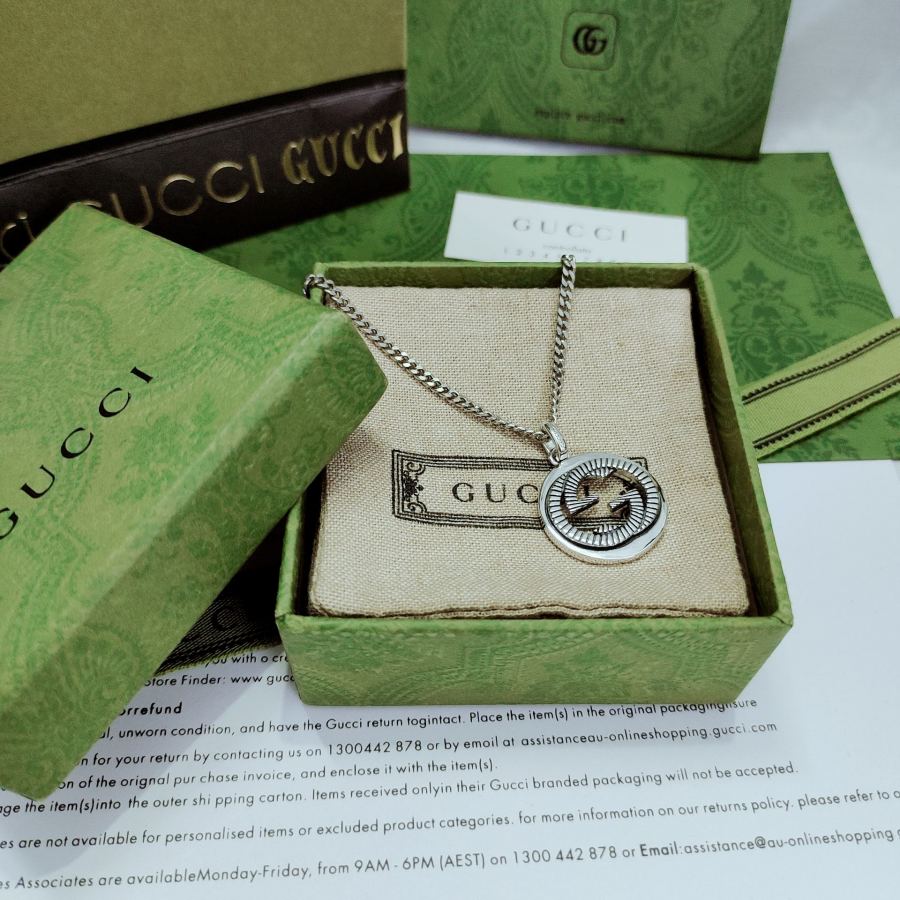 Gucci Jewelry Gucci double G middle pattern pendant comes from the brand's image. The pattern adds — 1:1 Replica — photo 6