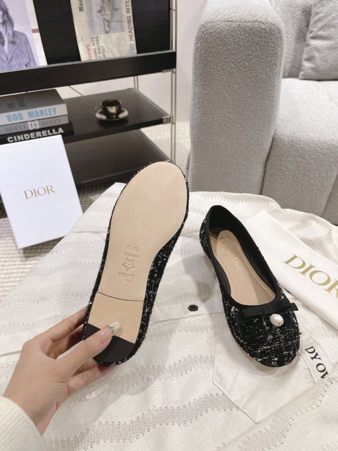 Dior women's shoes Dior｜24 early spring new ballet shoes — 1:1 Replica — photo 7