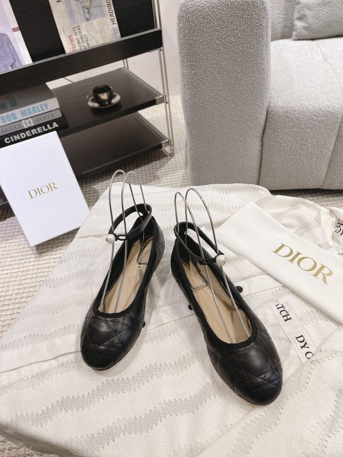 Dior women's shoes Dior｜24 early spring new ballet shoes — 1:1 Replica For Sale — photo 2