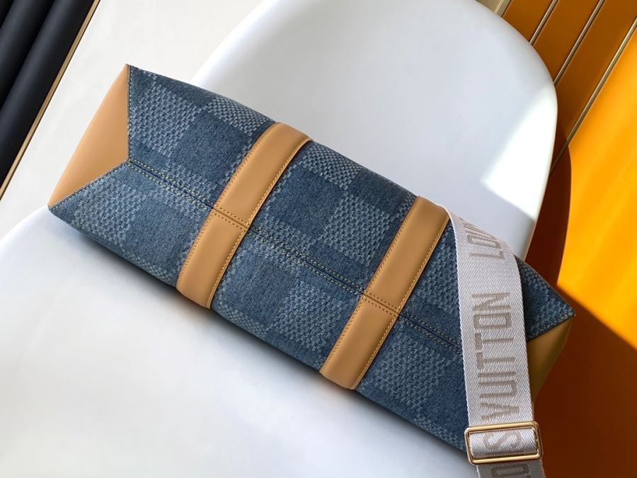 Briefcase N40702 WEEKEND TOTE 43 x 34 x 17 5 x Damier Denim 3 D — Premium Replica — photo 4