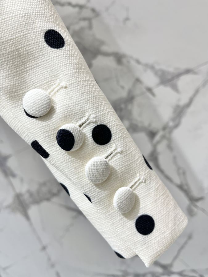 Valentino Women 𝗩𝗔𝗟𝗘𝗡𝗧𝗜𝗡* Warren New polka dot print jacket — AAA Quality Replica — photo 6