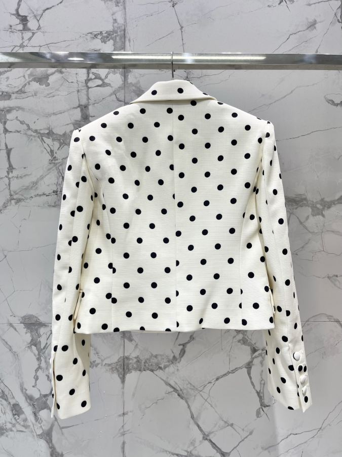 Valentino Women 𝗩𝗔𝗟𝗘𝗡𝗧𝗜𝗡* Warren New polka dot print jacket — AAA Quality Replica — photo 8