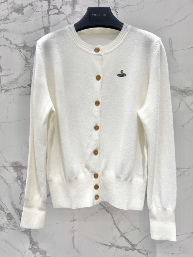 Vivienne Westwood Women 𝐕𝐢𝐯𝐢𝐞𝐧𝐧* Queen Mother Saturn embroidered round neck — 1:1 Replica — photo 2