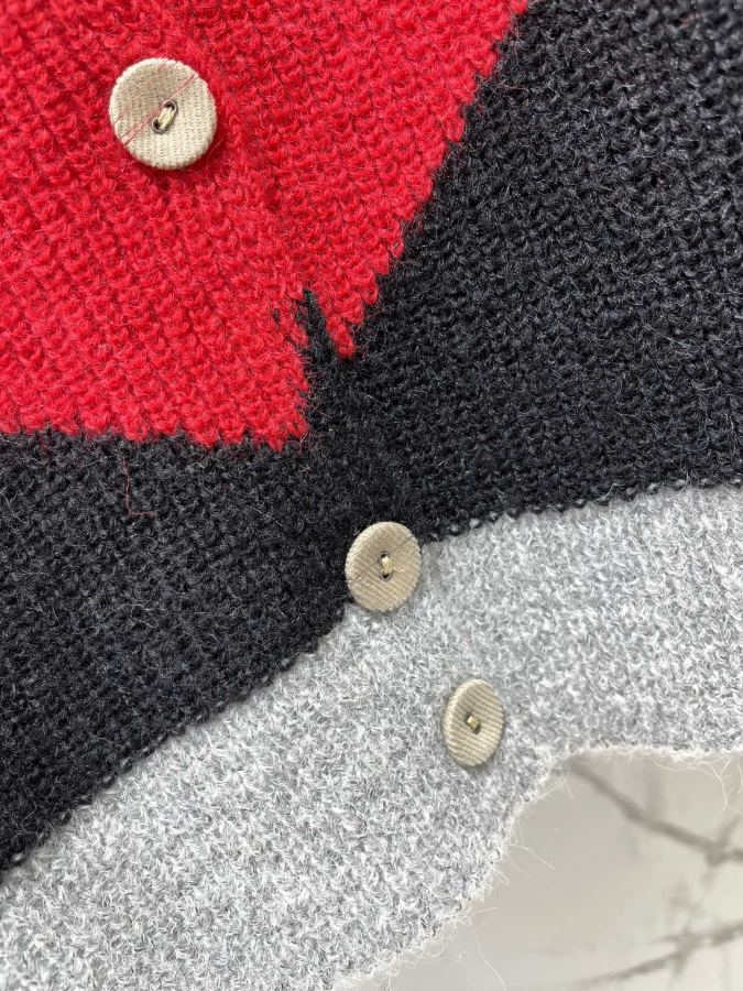 Vivienne Westwood Women 𝐕𝐢𝐯𝐢𝐞𝐧𝐧* Queen Mother West retro love printed knitted — 1:1 Replica For Sale — photo 4