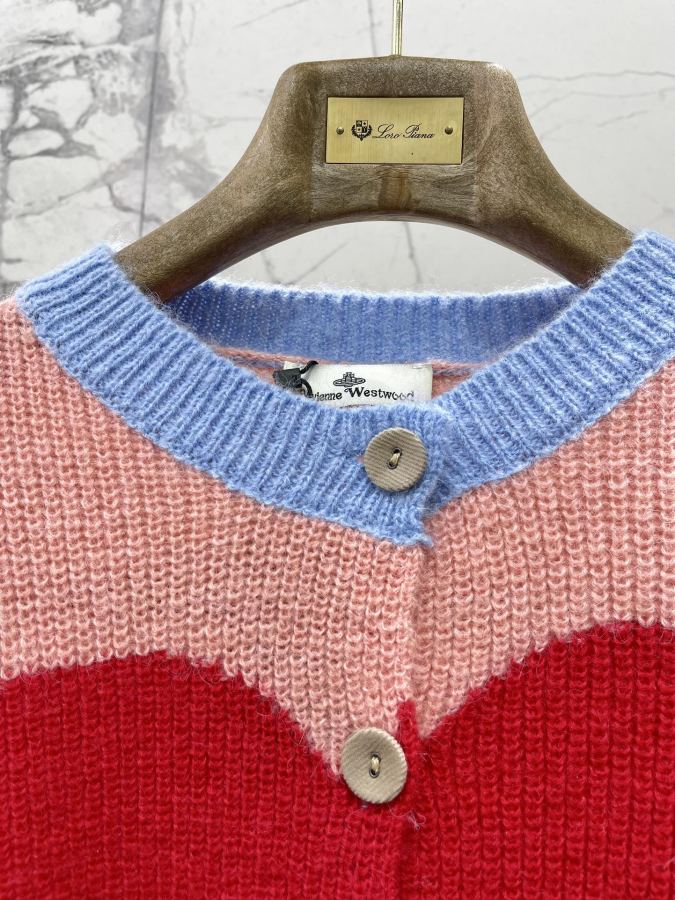 Vivienne Westwood Women 𝐕𝐢𝐯𝐢𝐞𝐧𝐧* Queen Mother West retro love printed knitted — 1:1 Replica — photo 4