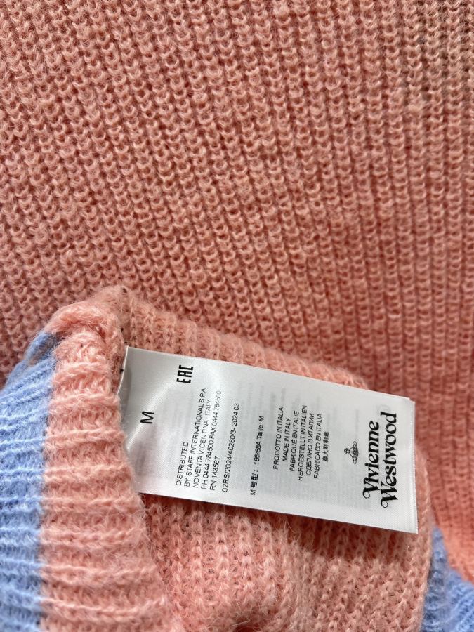 Vivienne Westwood Women 𝐕𝐢𝐯𝐢𝐞𝐧𝐧* Queen Mother West retro love printed knitted — 1:1 Replica — photo 8