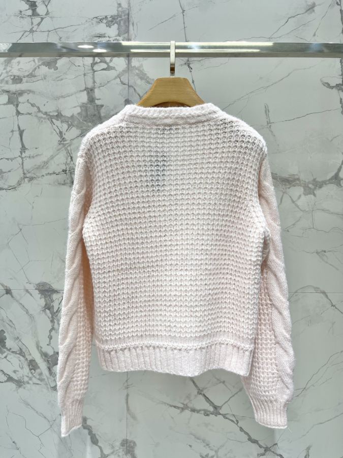 Vivienne Westwood Women 𝐕𝐢𝐯𝐢𝐞𝐧𝐧* Saturn Queen Mother Embroidered V-neck Knitted — AAA Quality Replica — photo 8