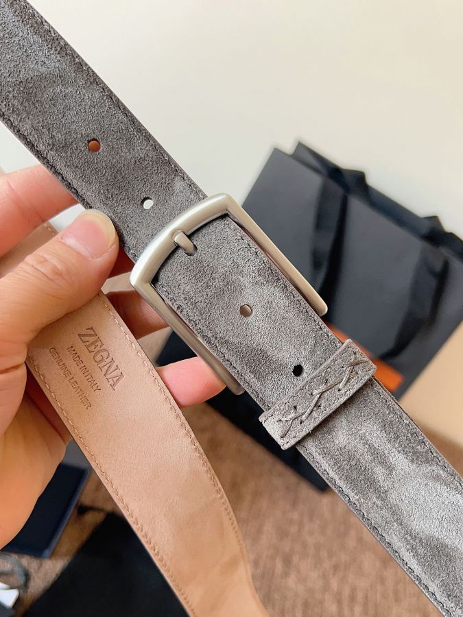 ZEGNA belt Zegna Luxury Leisurewear Triple Stitch™ 3.5 — 1:1 Replica — photo 5