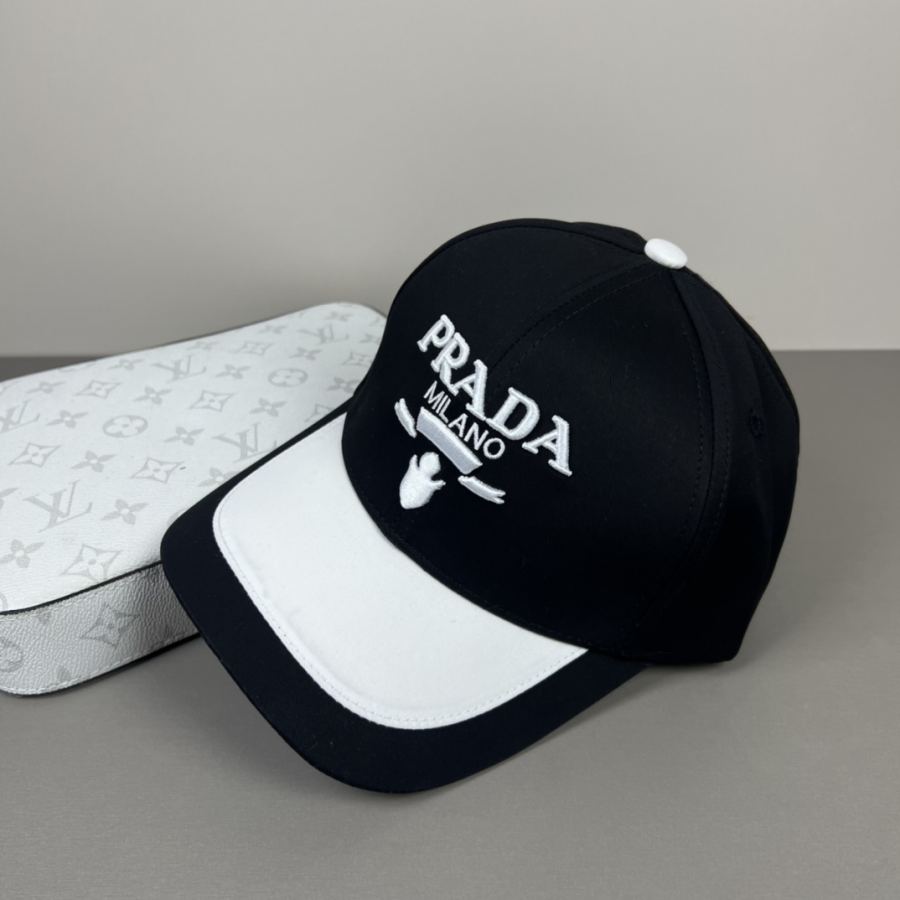 prada hat Prada classic triangle logo baseball cap A must-have. It will look good even if you wear — AAA Quality Replica — photo 4