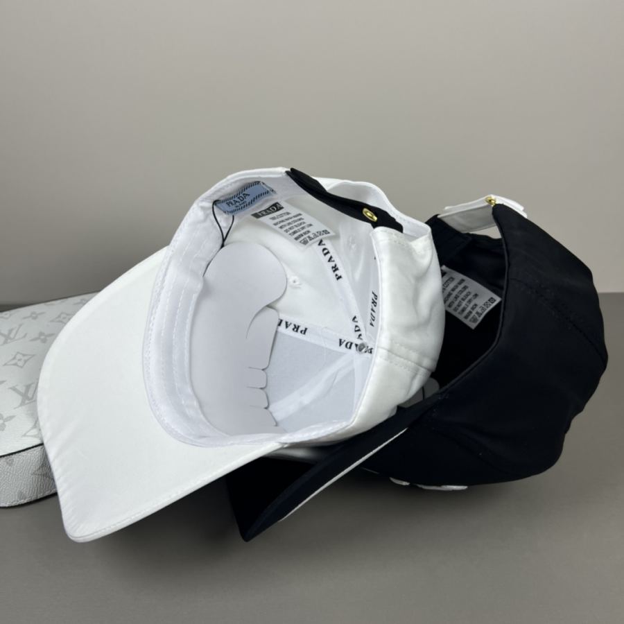 prada hat Prada classic triangle logo baseball cap A must-have. It will look good even if you wear — AAA Quality Replica — photo 8