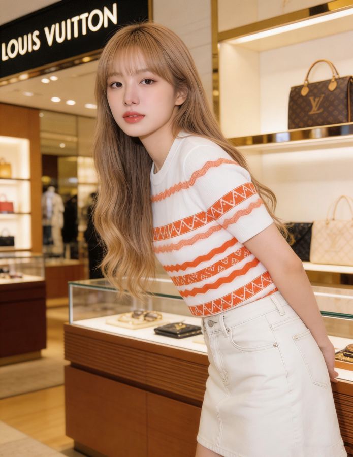 LV Women Spring and Summer 26 High-luxury imported ultra-fine Lenzing Tencel, LV holiday style flower — 1:1 Replica For Sale