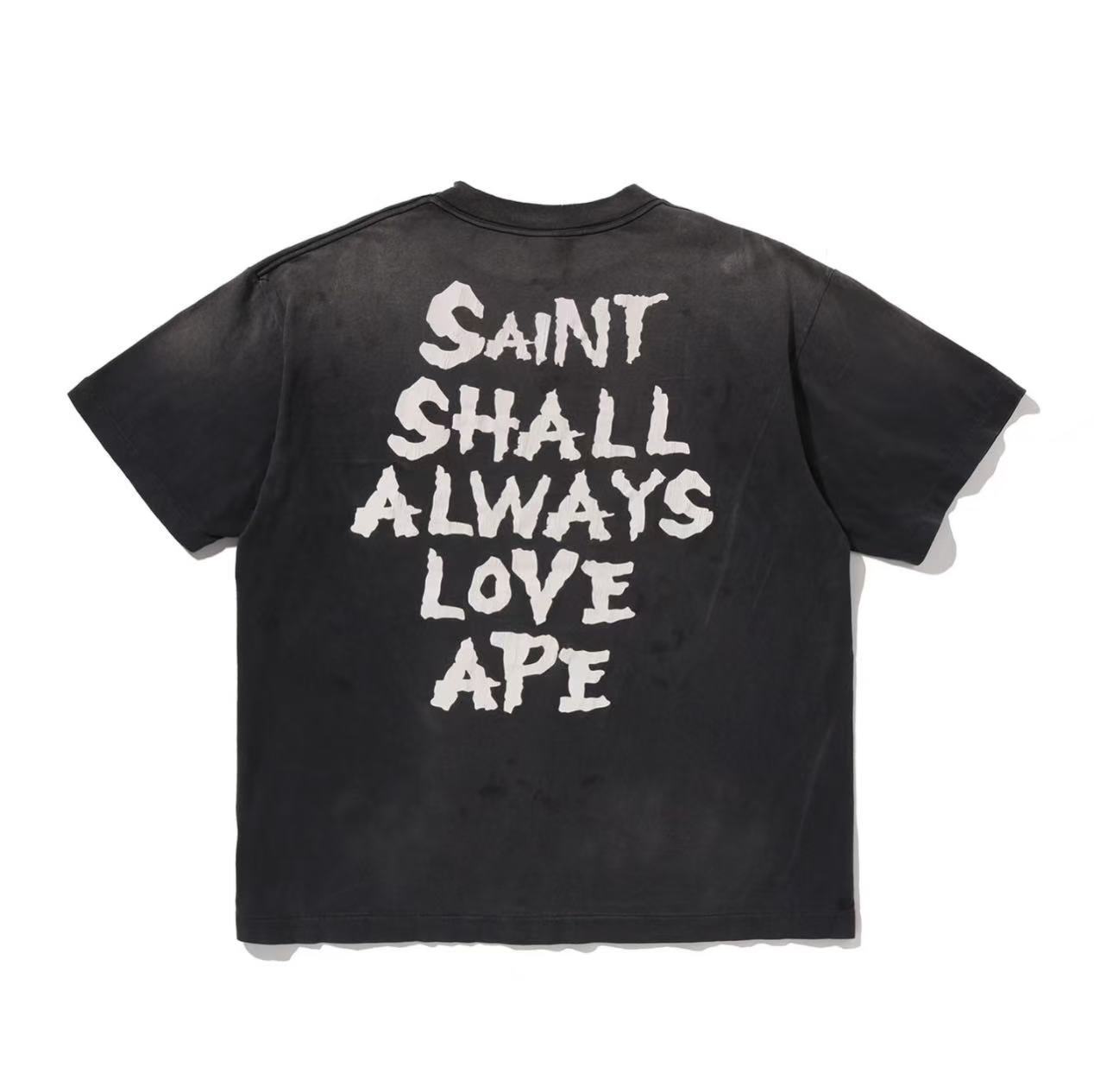 Bape Clothes GZC SB1110# BAPE × SAINT Mxxxxxx T S-M-L-XL — 1:1 Replica For Sale — photo 3