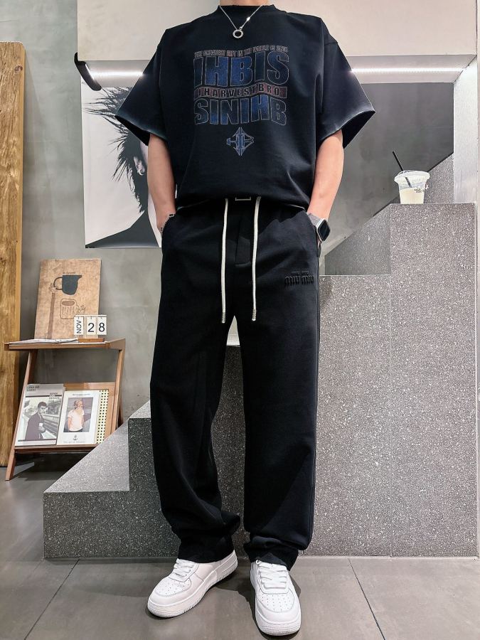 MIUMIU heren MIU 2026 Nieuw! LOGO M-3 XL — photo 9