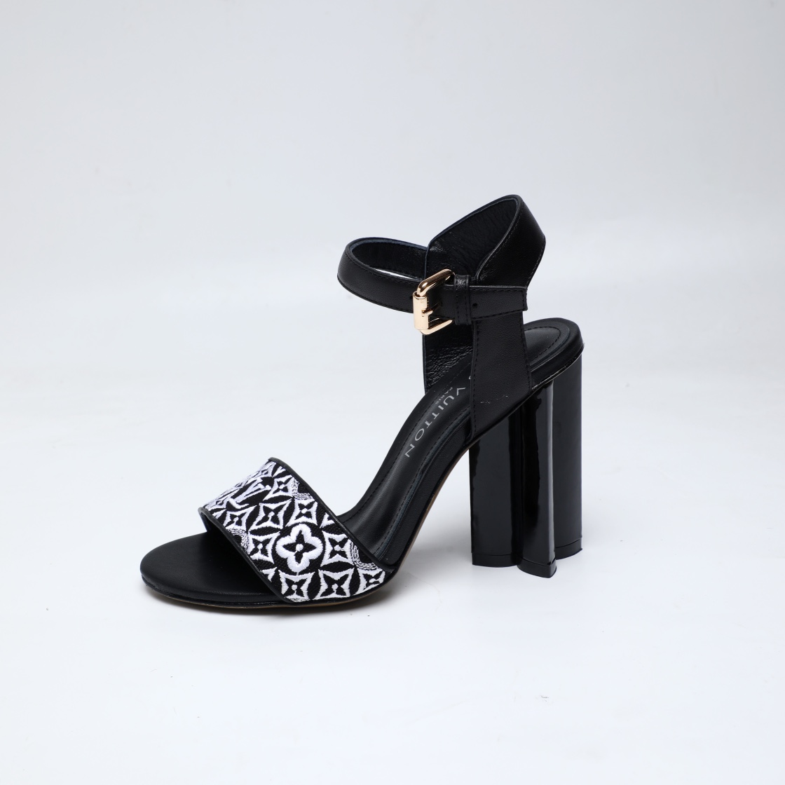 LV women's shoes The same style as the L Spring and Summer Show｜10cm beautiful sandals, restored — Premium Replica