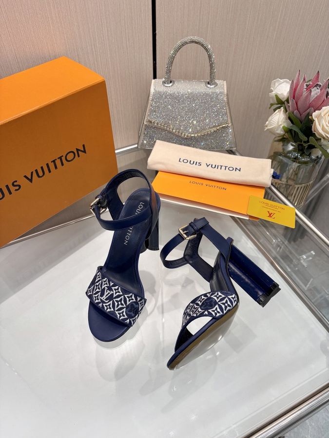 LV women's shoes The same style as the L Spring and Summer Show｜10cm beautiful sandals, restored — AAA Quality Replica — photo 3