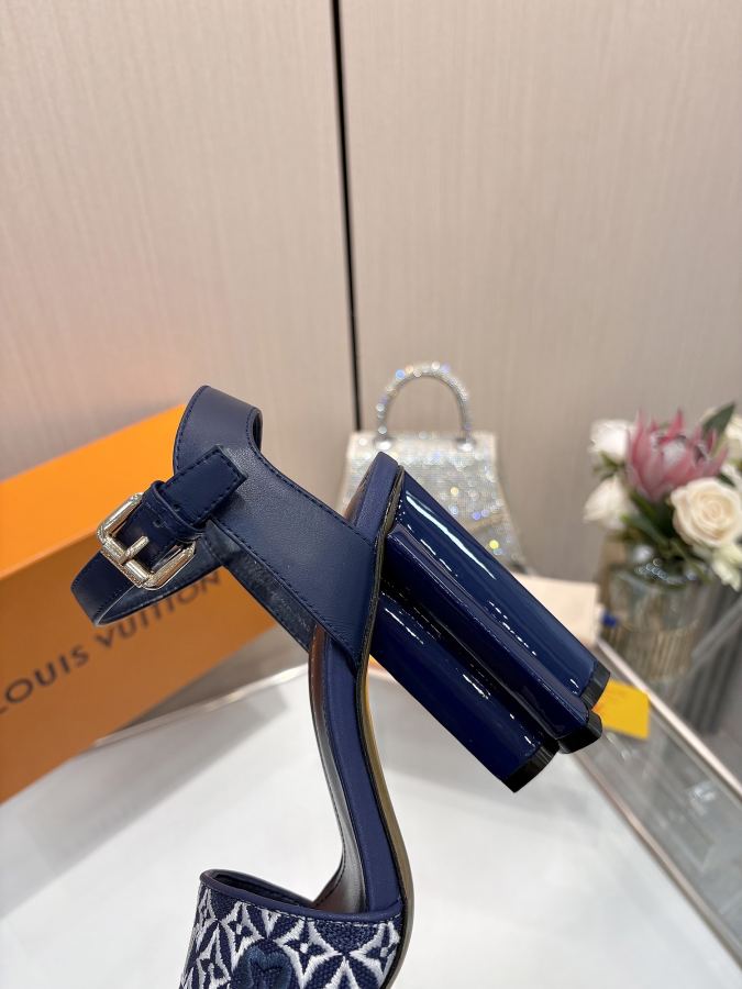 LV women's shoes The same style as the L Spring and Summer Show｜10cm beautiful sandals, restored — AAA Quality Replica — photo 7