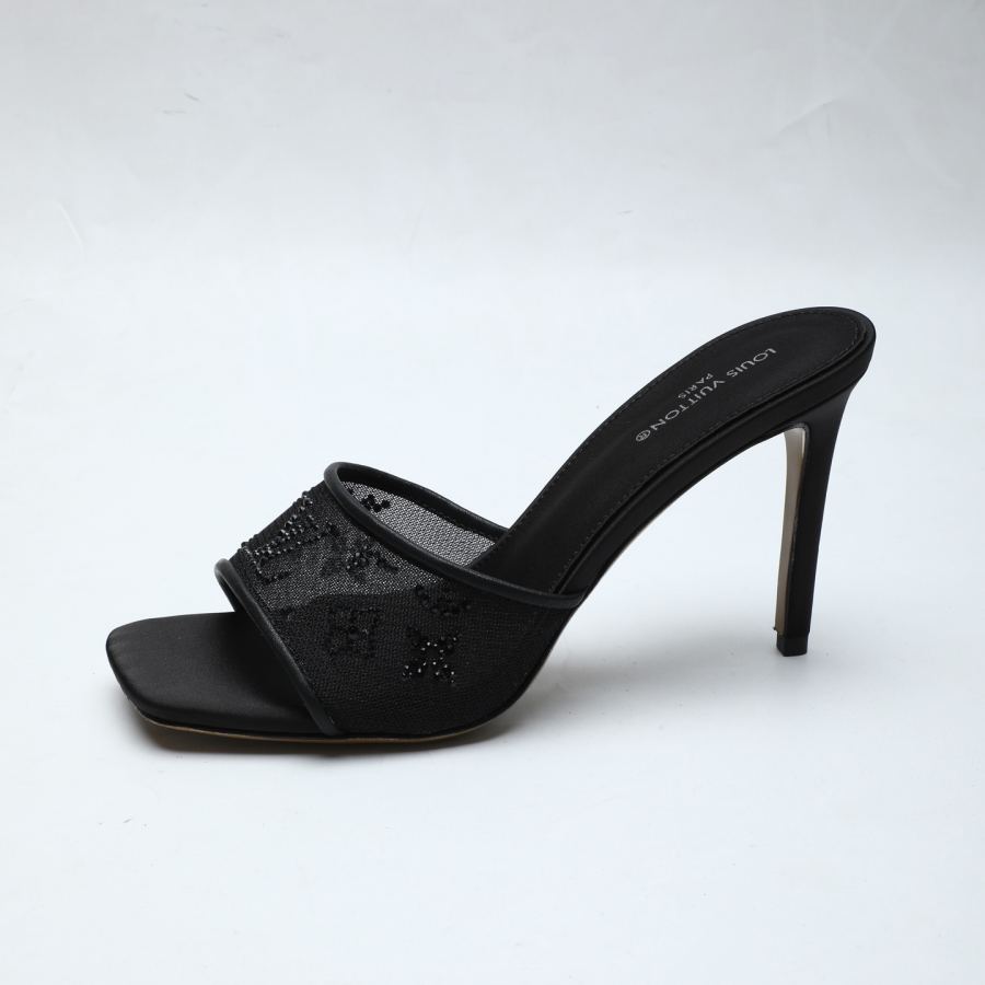 LV women's shoes L Family 2026 Spring and Summer New｜Rhinestone high heels and sandals so beautiful — 1:1 Replica For Sale