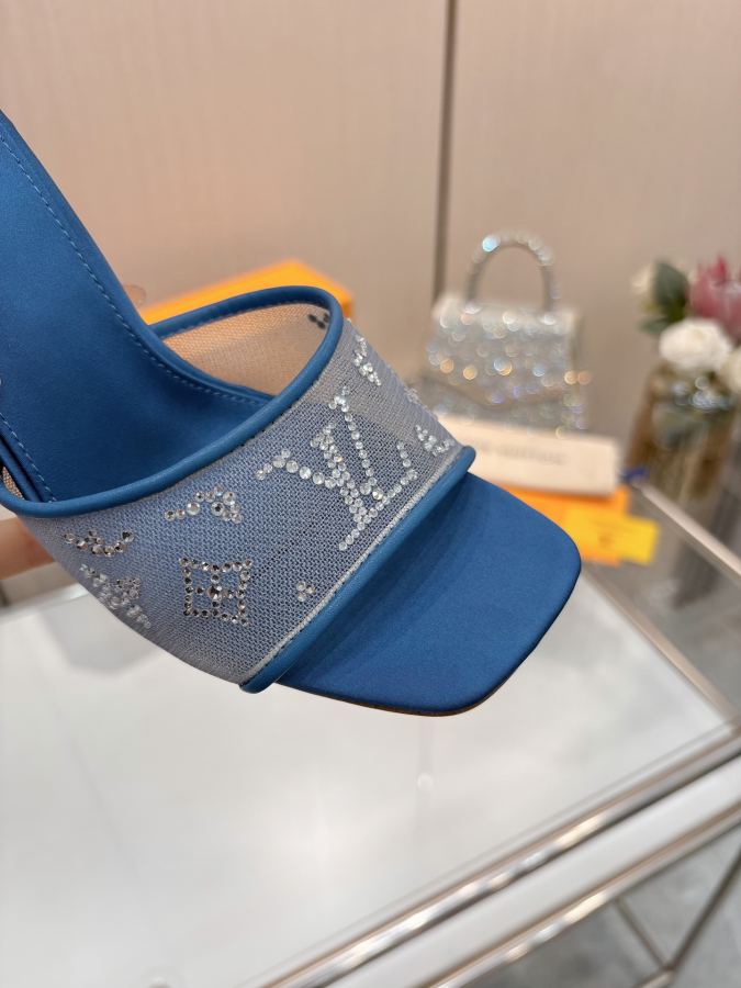 LV women's shoes LV 2026 Spring/Summer New｜Rhinestone high heels and sandals are so beautiful — Premium Replica — photo 7