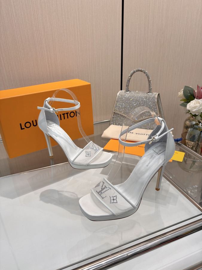 LV women's shoes L’s new spring/summer 2026｜hot-drilled high-heeled sandals are so beautiful — 1:1 Replica