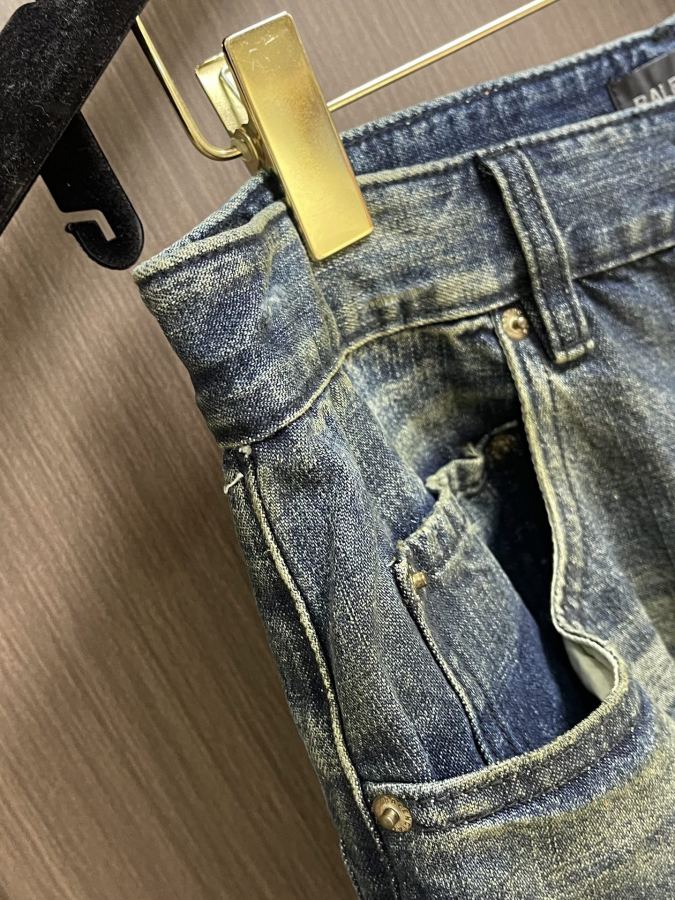 Denim tears Clothes BALENCIAGA Gothic Denim Jeans Gothic Denim — 1:1 Replica For Sale — photo 6