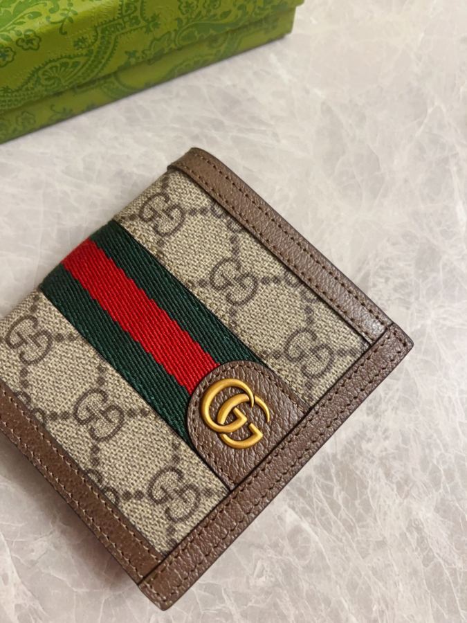 Short wallet Gucci O phidia Ophidia GG Supreme — 1:1 Replica For Sale — photo 2