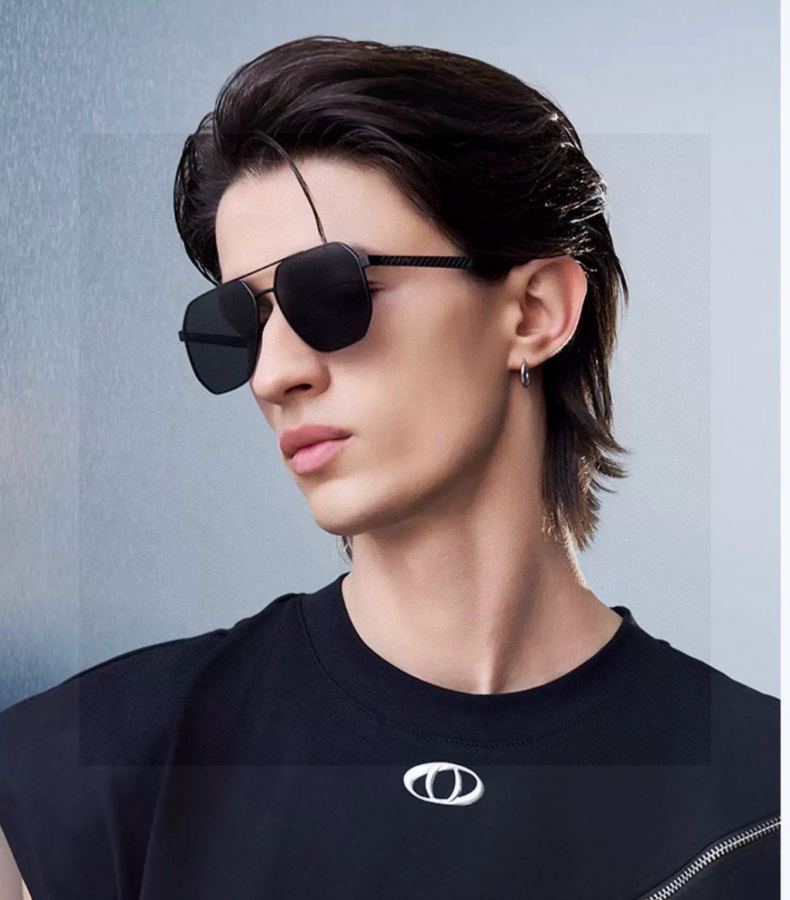 LV glasses LV men's colorful aviator polarized sunglasses Material: HD nylon thickened card slot — 1:1 Replica For Sale — photo 2