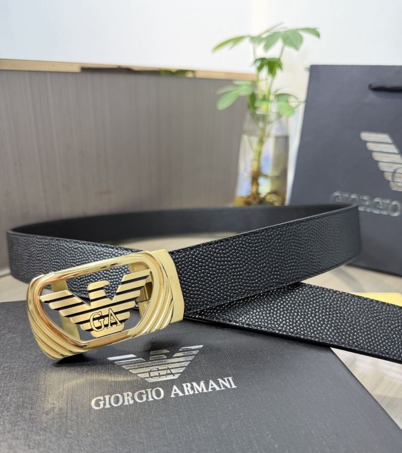ARMANI belt Armani men's automatic belt - width 34 MM, fine steel buckle, exquisitely crafted, soft — Premium Replica — photo 2