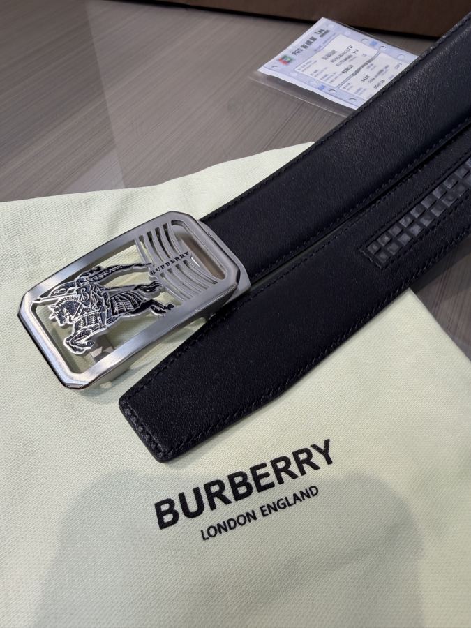 BURBERRY belt Burberry men's automatic belt - width 34 MM, fine steel buckle, exquisitely crafted, — 1:1 Replica For Sale — photo 6