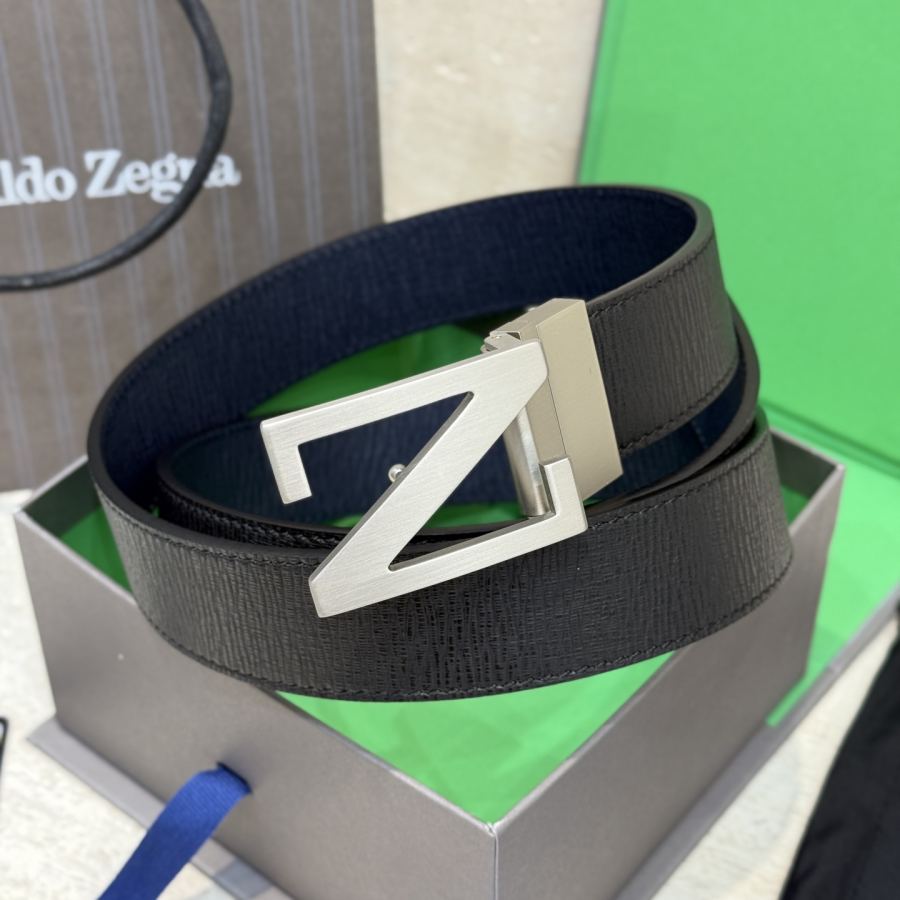 ZEGNA belt Zegna Italy genuine Gancio 3 5cm — 1:1 Replica For Sale — photo 7