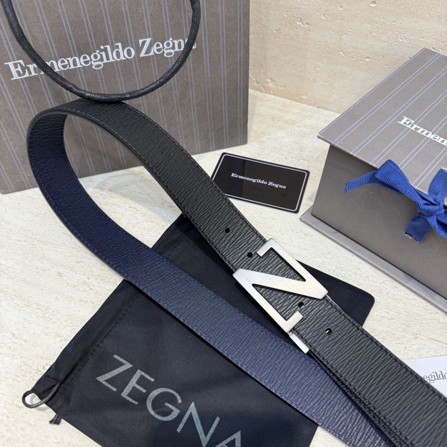 ZEGNA belt Zegna Italy genuine Gancio 3 5cm — 1:1 Replica For Sale — photo 3