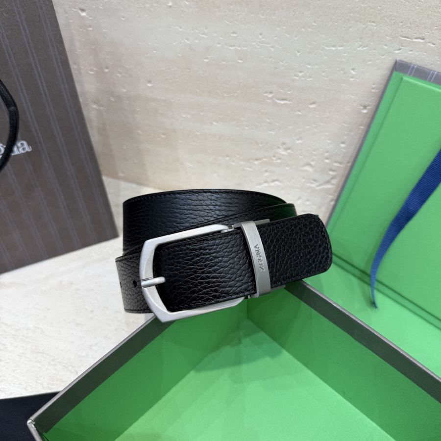 ZEGNA belt Zegna Italy genuine Gancio 3 5cm — 1:1 Replica — photo 7