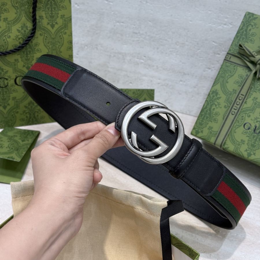 GUCCI belt Gucci 2026 G GG 4cm — Premium Replica — photo 3