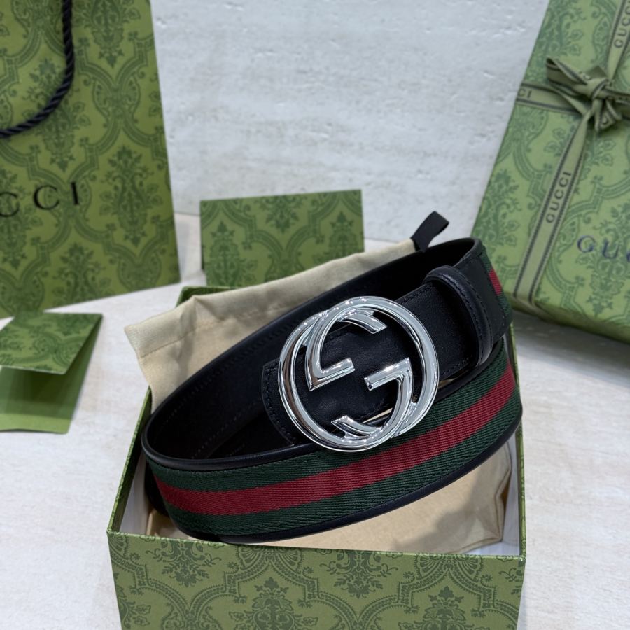 GUCCI belt Gucci 2026 G GG 4cm — 1:1 Replica