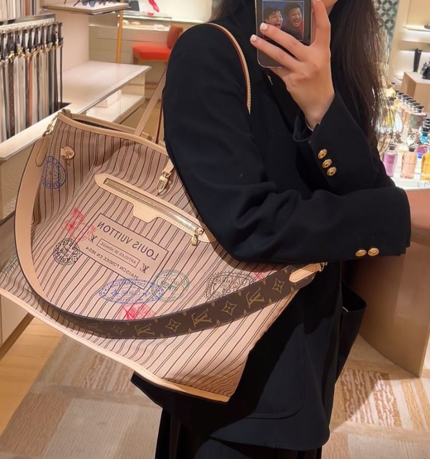 LV bag Sac Neverfull Bandoulière Inside Out GM m11948 — Premium Replica — photo 7