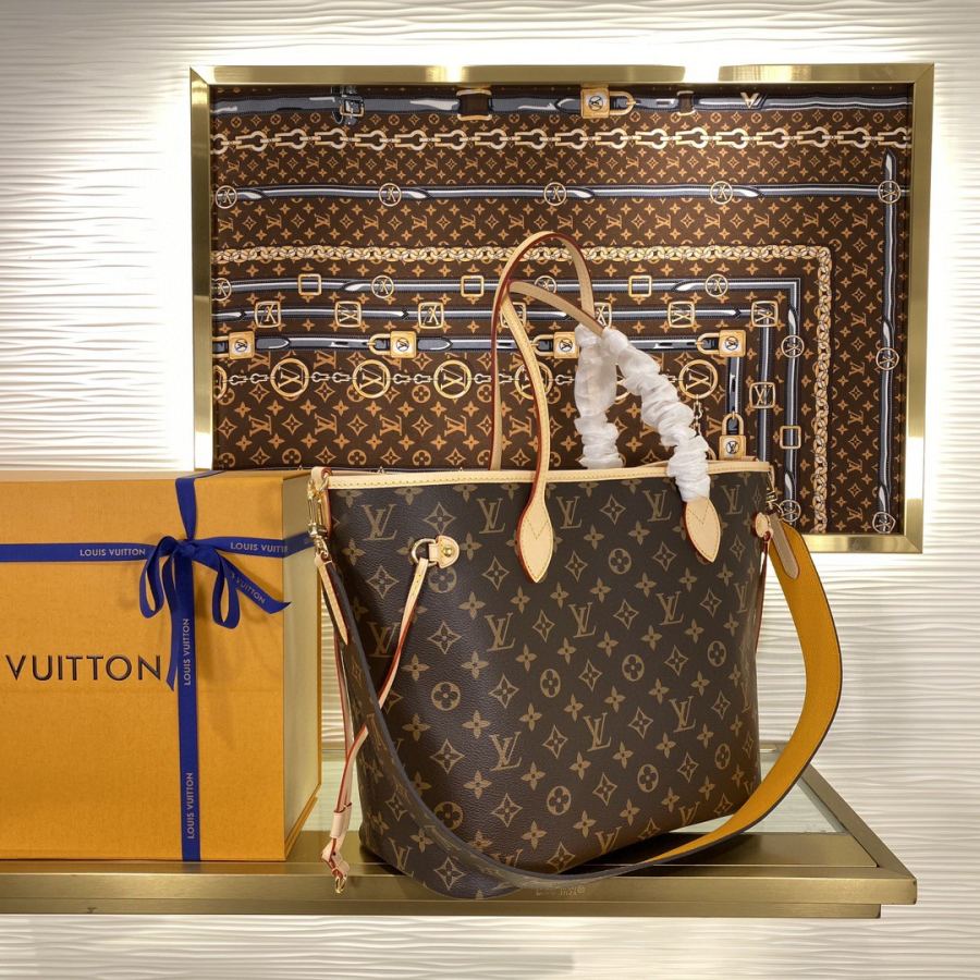 LV bag 862【NEVERFULL BANDOULIERE INSIDE OUT 】M12257 / M11947 / M12096 / Neverfull Bandoulière — 1:1 Replica For Sale — photo 2