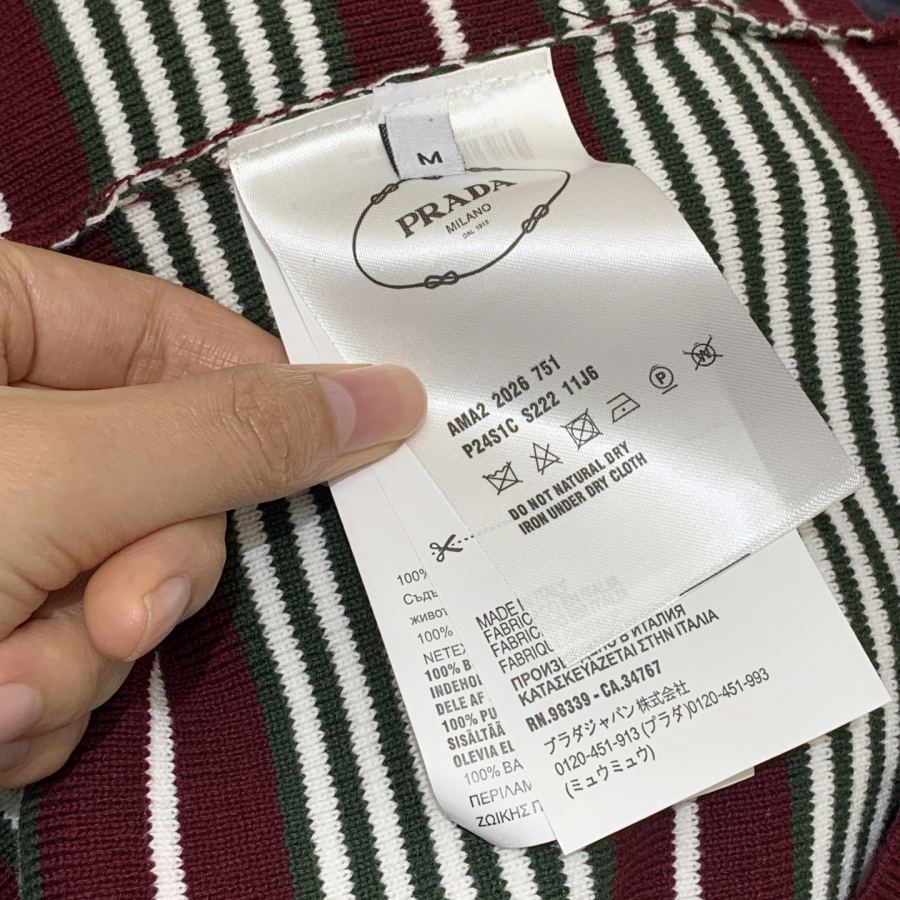 Prada Women G26031284 Prad*New P logo 𝑺 𝑴 𝑳 M 62 25 56 — Premium Replica — photo 9