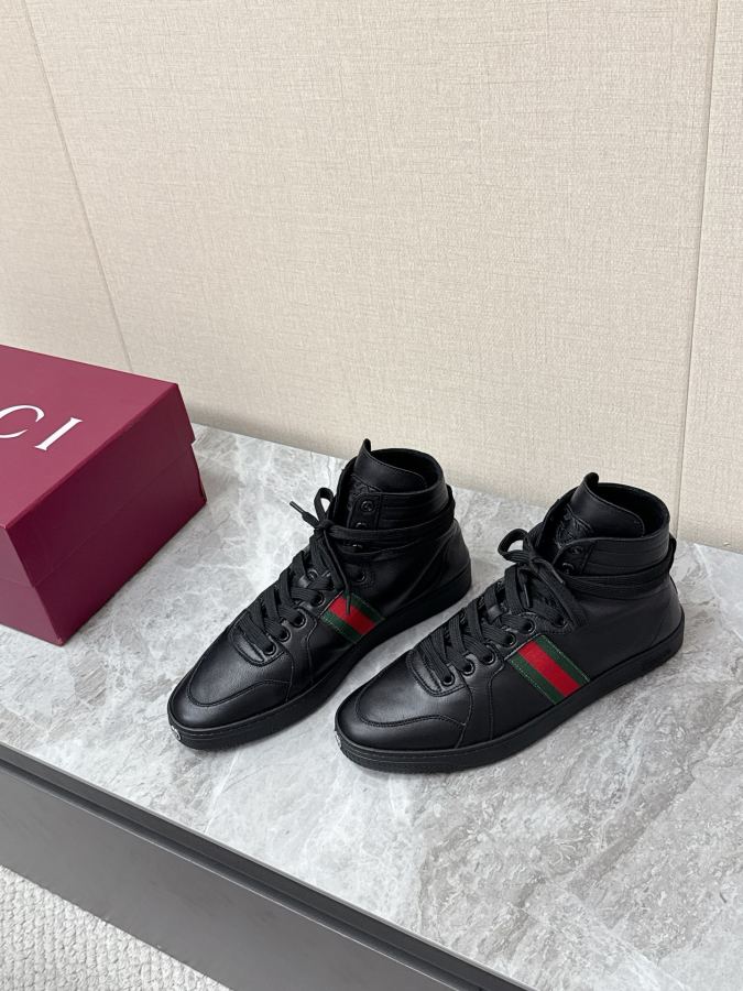 Gucci women's shoes Gucci's latest spring and summer catwalk style casual high tops for couple — 1:1 Replica — photo 2