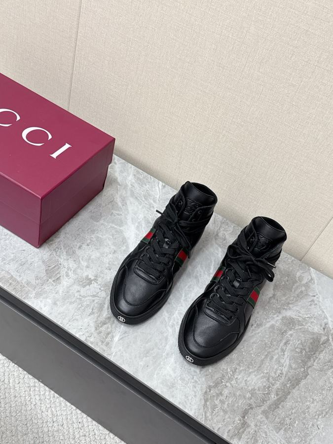 Gucci women's shoes Gucci's latest spring and summer catwalk style casual high tops for couple — 1:1 Replica — photo 3