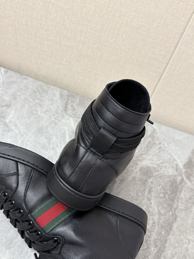 Gucci women's shoes Gucci's latest spring and summer catwalk style casual high tops for couple — 1:1 Replica — photo 8