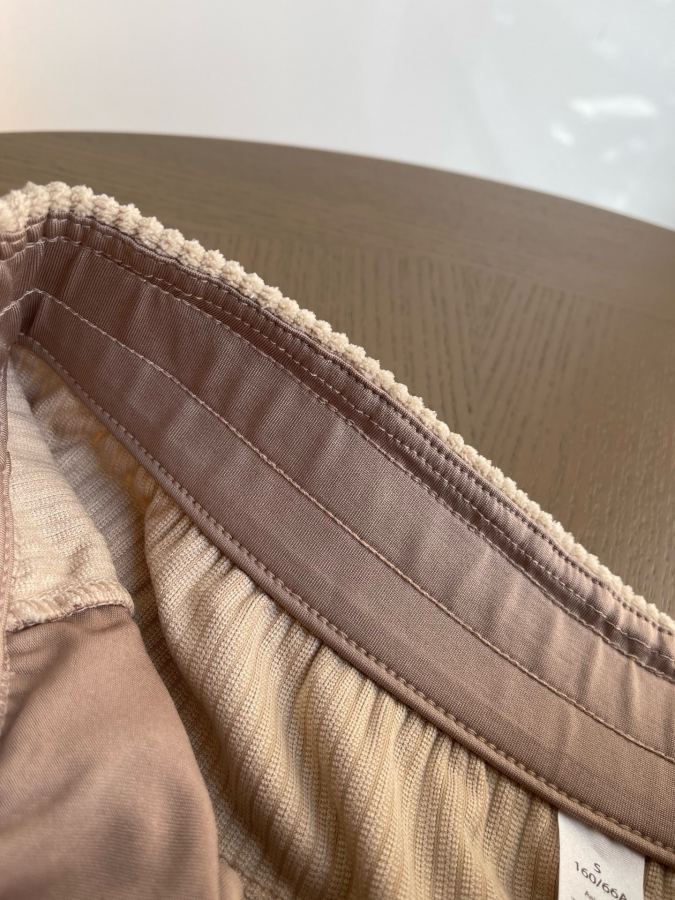 Lulu Leggings Double-sided spliced elastic waist, increased waist, outer corduroy fabric wrap, inner — 1:1 Replica — photo 4