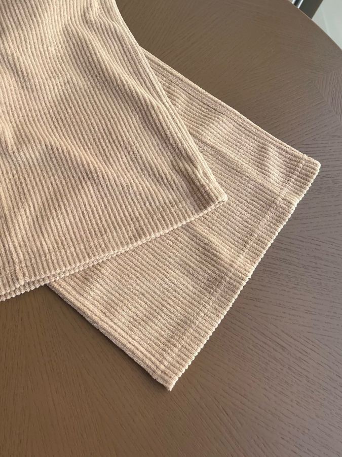 Lulu Leggings 73% cotton, 24% polyester, 3% spandex fabric, regular thickness, outer corduroy material, — 1:1 Replica For Sale — photo 5