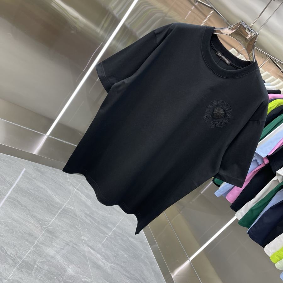 Chrome Hearts Herren CH Crow Heart Neues T-Shirt High Version — photo 2