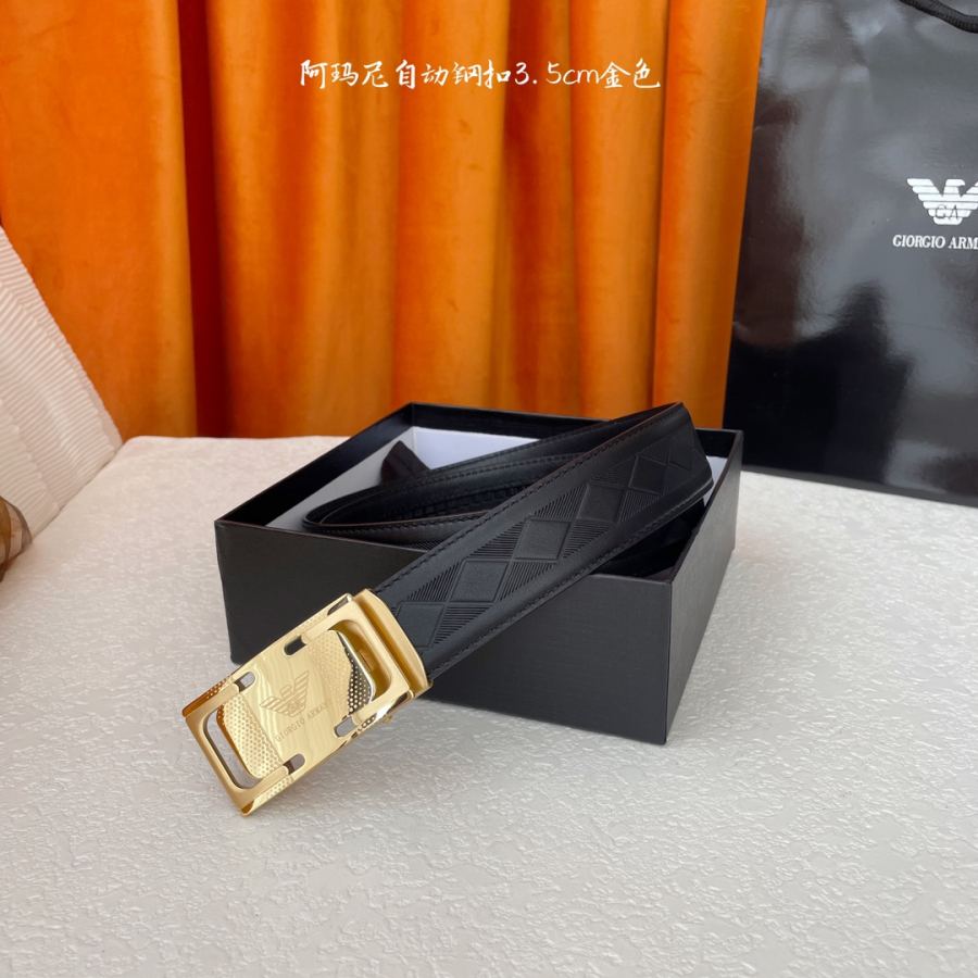 ARMANI belt automatic 3 5cm — Premium Replica