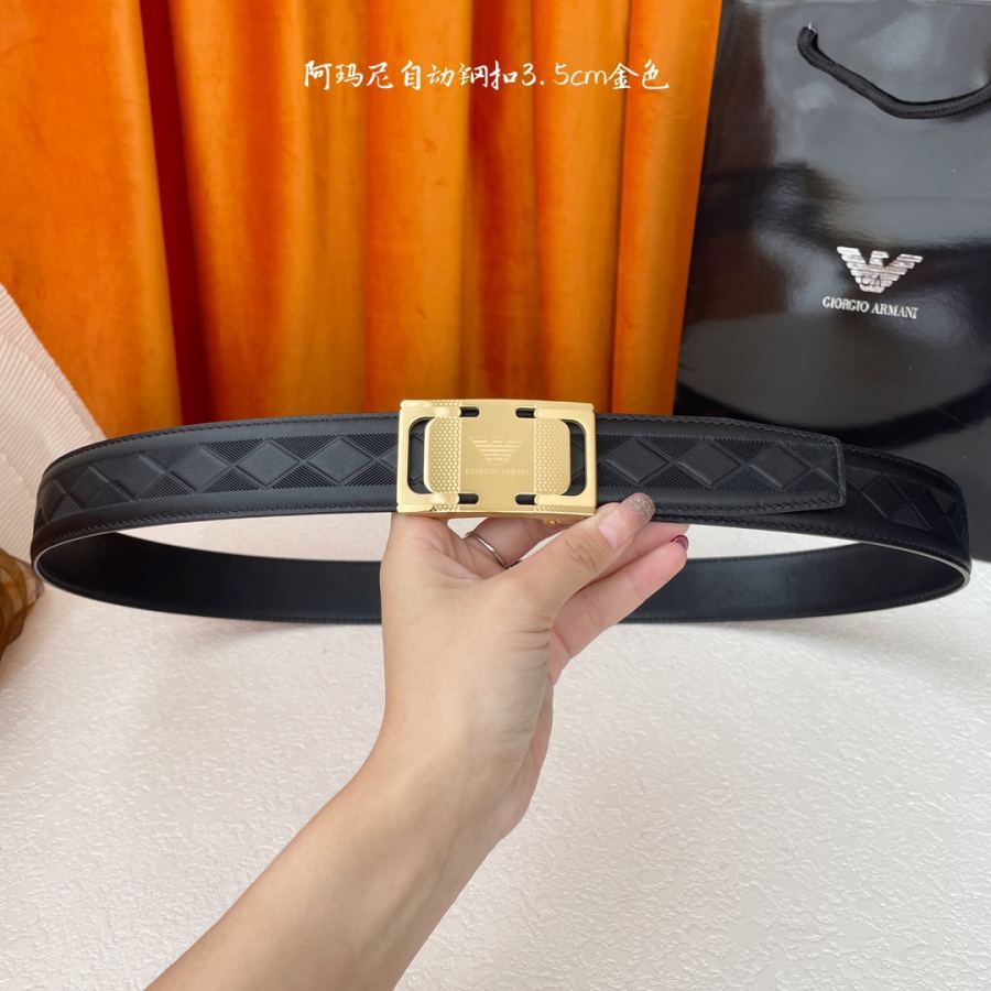 ARMANI belt automatic 3 5cm — Premium Replica — photo 5