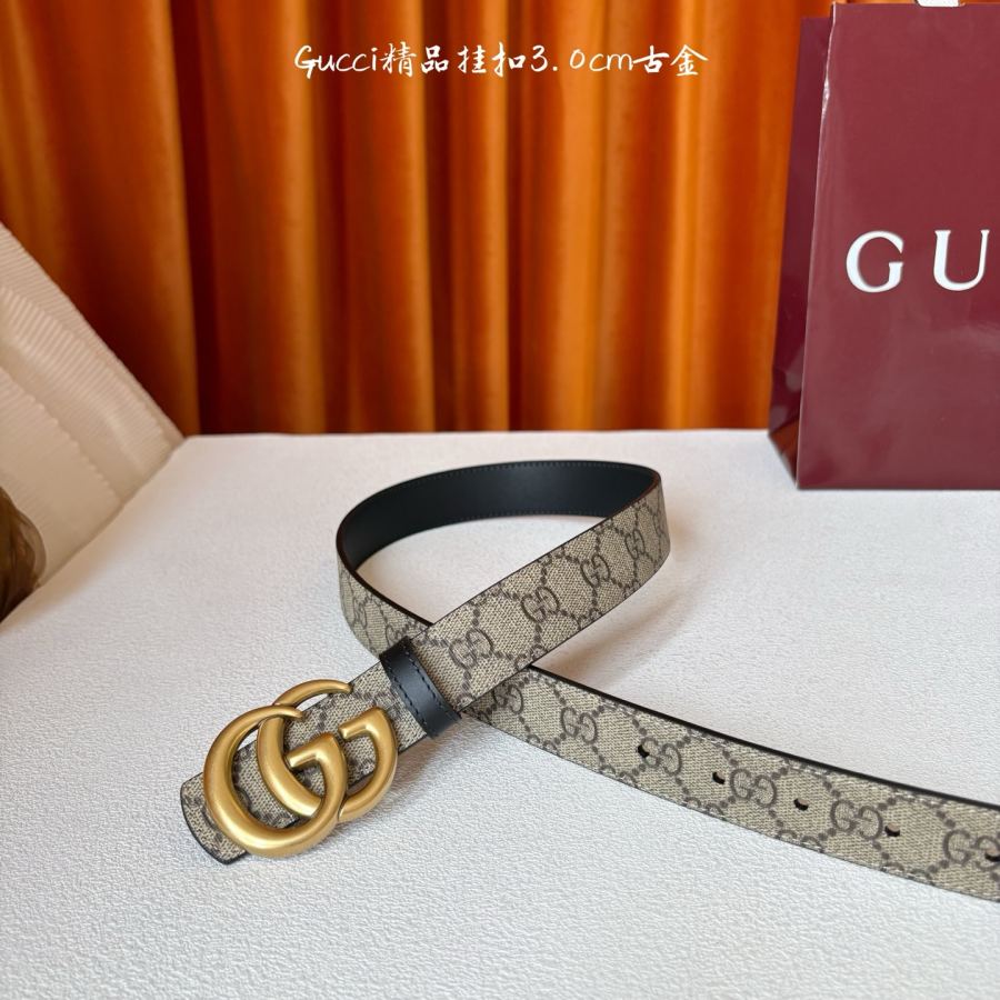Ремень GUCCI 30 MM GG Supreme G — photo 3