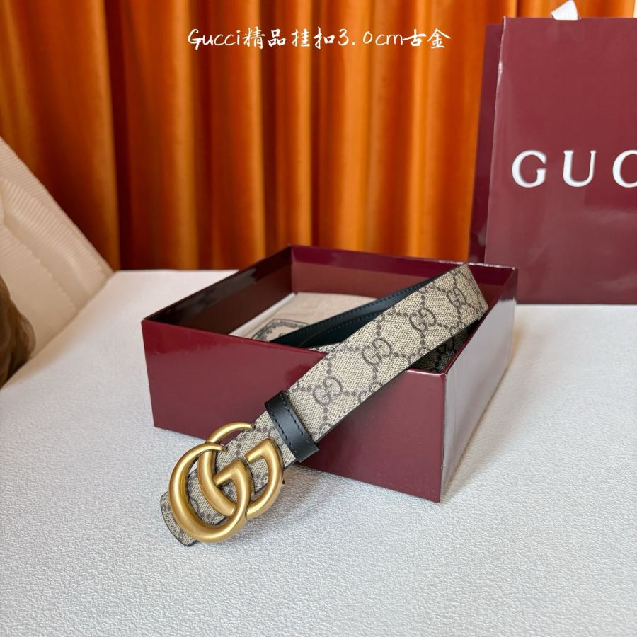 Ремень GUCCI 30 MM GG Supreme G