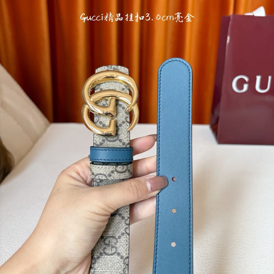GUCCI Gürtel Gucci 30 MM GG supreme G — photo 4
