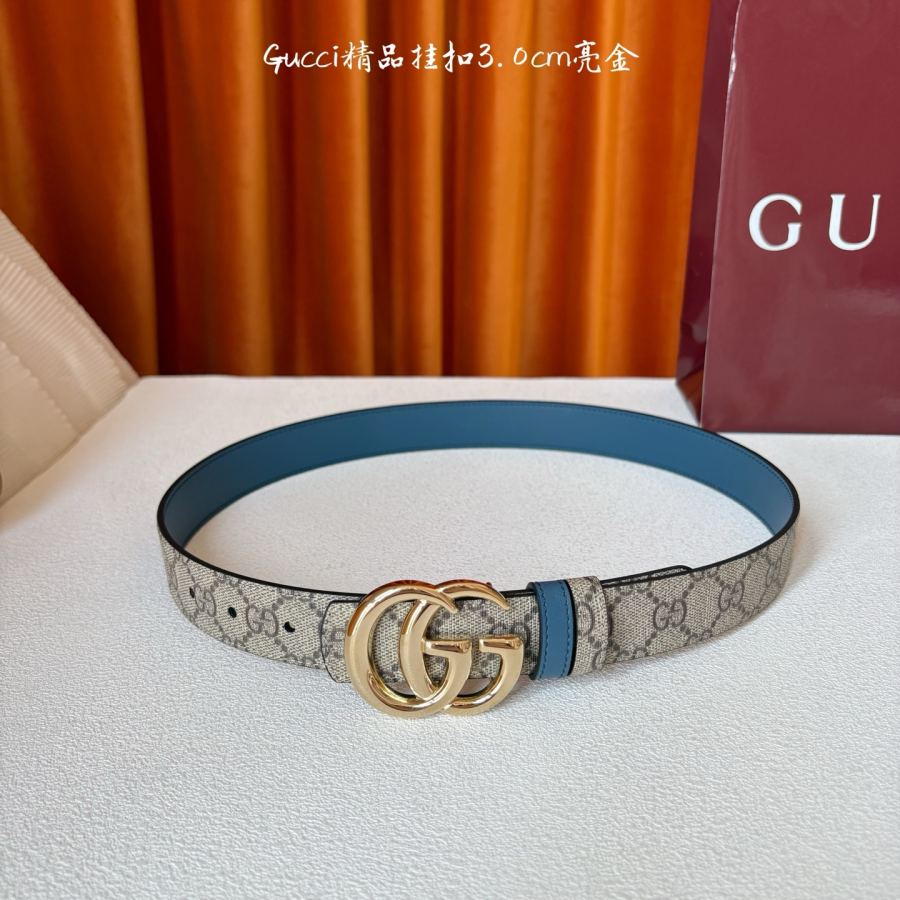 GUCCI Gürtel Gucci 30 MM GG supreme G — photo 5