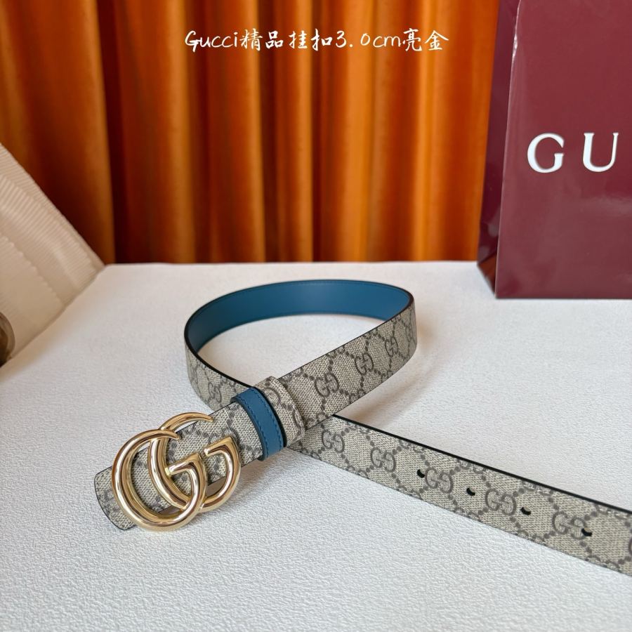 GUCCI Gürtel Gucci 30 MM GG supreme G — photo 3